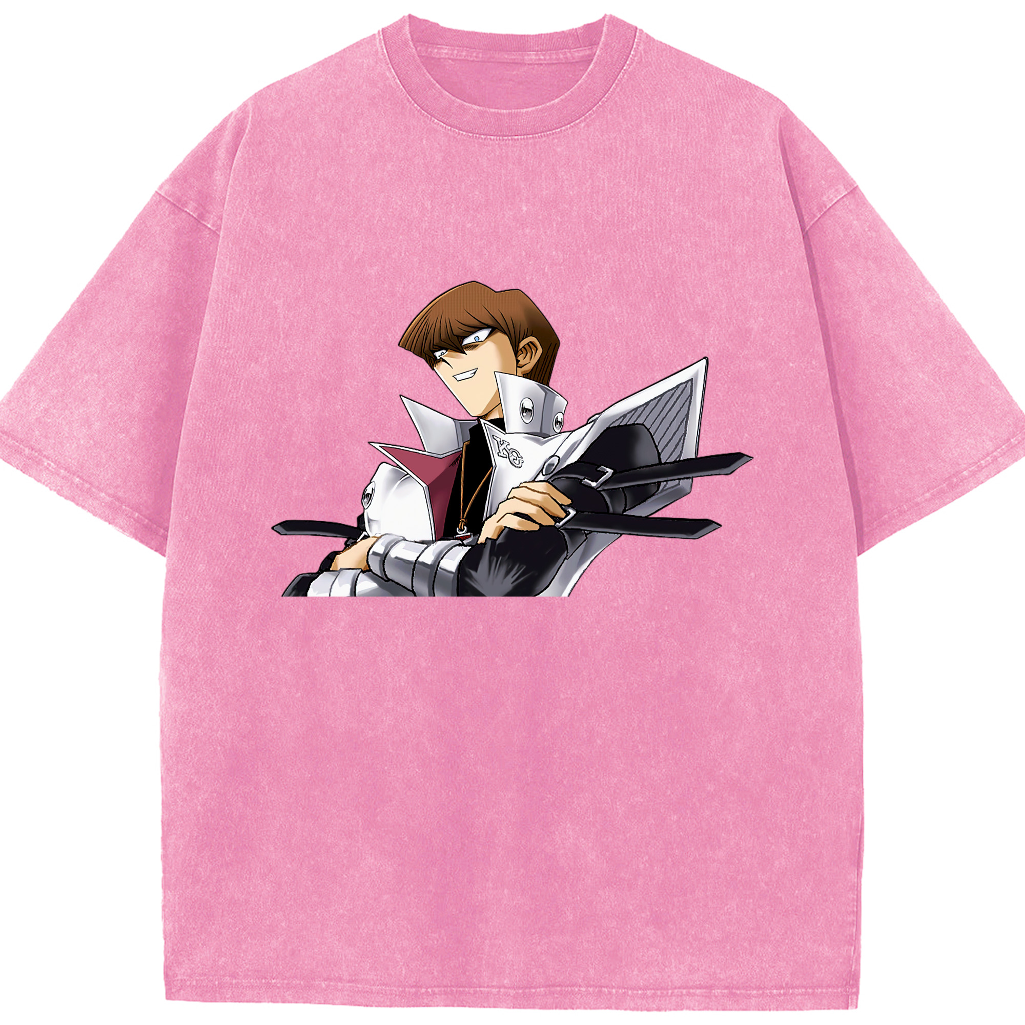 （画像用） 遊☆戯☆王 Yu-Gi-Oh! 綿100% ヴィンテージ風 半袖Tシャツ（フロントプリント）